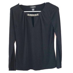 Small, Black, Light Weight Long Sleeve Blouse